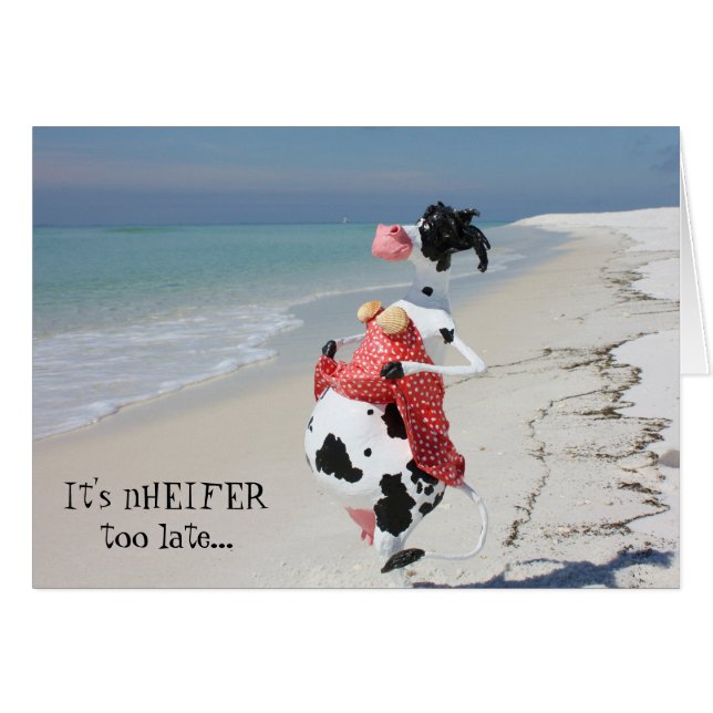 Diese Kuh versucht immer zu enCOWrage EUTERN! (Vorderseite (Horizontal))