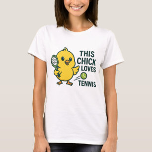Diese Küken Lieben Tennis T-Shirt