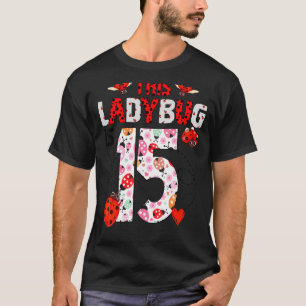 Diese Ladybug ist das 15-jährige Geburtstagsthema  T-Shirt
