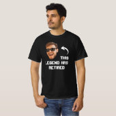 Diese Legende hat das komische Ruhestand erschöpft T-Shirt (Vorne ganz)