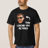 Diese Legende hat das komische Ruhestand erschöpft T-Shirt (Vorderseite)