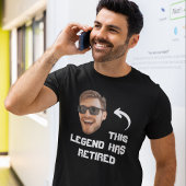 Diese Legende hat das komische Ruhestand erschöpft T-Shirt