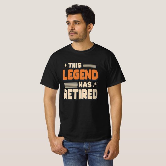 Diese Legende hat den lustigen klassischen Text ge T-Shirt (Vorne ganz)