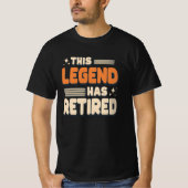 Diese Legende hat den lustigen klassischen Text ge T-Shirt (Vorderseite)