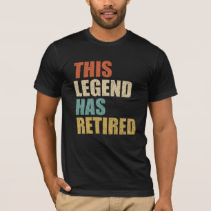 Diese Legende hat den lustigen Vintagen Text gelüf T-Shirt