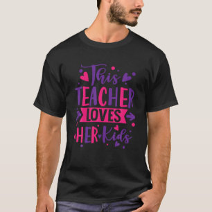 Diese Lehrerin Liebe ihre Kinder Niedlich School L T-Shirt