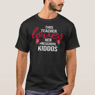 Diese Lehrerin Liebe ihren Valentinstag Preschool  T-Shirt