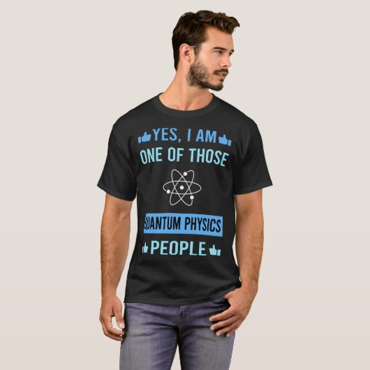 Diese Leute Quantenphysik T-Shirt (Vorne ganz)