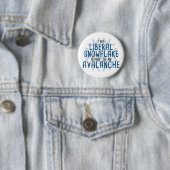 Diese liberale Schneeflocke ist ein Teil einer Button (Beispiel)