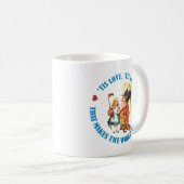 "DIESE LIEBE, DIE DIE WELT UMGEHT KAFFEETASSE (VorderseiteRechts)