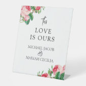 Diese Liebe ist unsere | Begrüßung Sockelschild (Vorderseite)