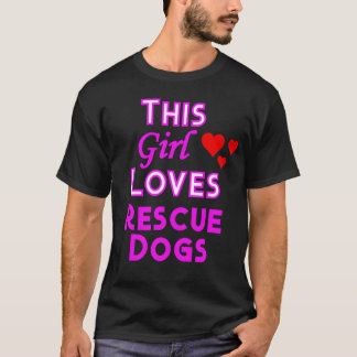Diese Liebe rettet Hunde Liebhaber Freund Pommes F T-Shirt
