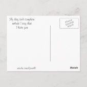 Diese Liebe Wählen Sie den Vorlagensatz Postkarte (Rückseite)