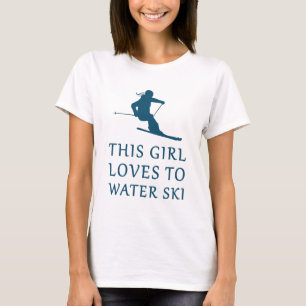Diese Liebe zum Wasserski - Skifahren - Skifahren T-Shirt