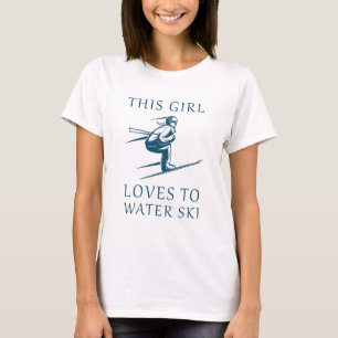 Diese Liebe zum Wasserski - Skifahren - Skifahren T-Shirt