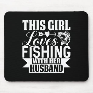 Diese Lieben, die mit ihrem Husbyny fischen Mousepad