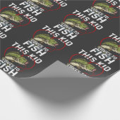 Diese Lieben für die Fischerei auf Kinder Geschenkpapier (Ecke)