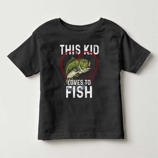 Diese Lieben für die Fischerei auf Kinder Kleinkind T-shirt (Vorderseite)