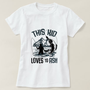 Diese Lieben für Jungen in der Fischerei T-Shirt