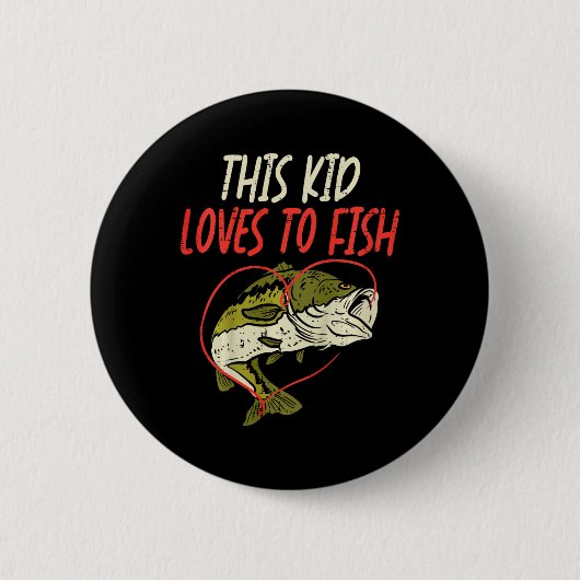 Diese Lieben sind für die Fischerei, wenn die Fisc Button (Vorderseite)