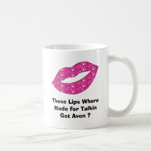 Diese Lippen, in denen gemacht für Talkin, got Kaffeetasse