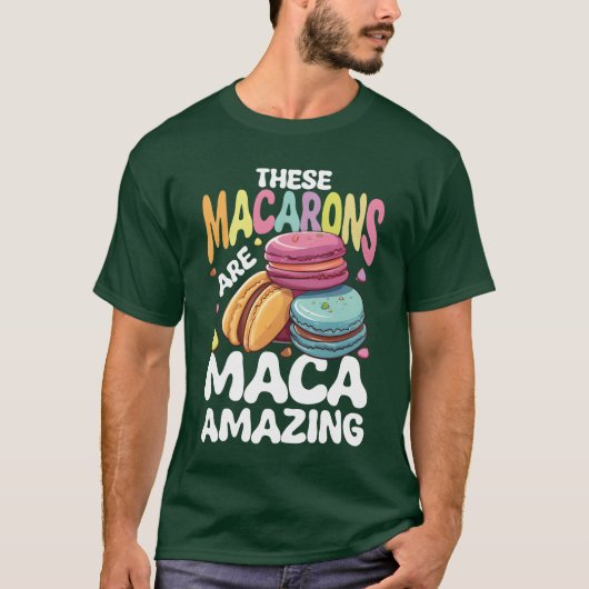 Diese Macarons sind Macaamazing für ein französisc T-Shirt (Vorderseite)
