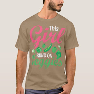 Diese Mädchen laufen auf Veggies Funny Veganism Ve T-Shirt