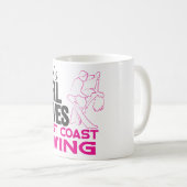 Diese Mädchen-Liebe-Westküsten-Schwingen-Tasse Kaffeetasse (VorderseiteRechts)
