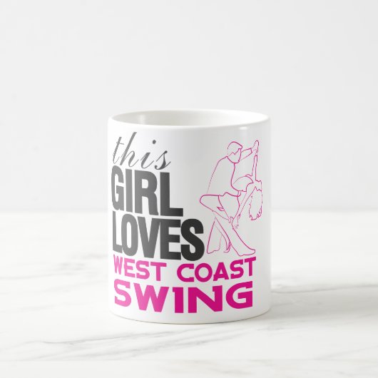 Diese Mädchen-Liebe-Westküsten-Schwingen-Tasse Kaffeetasse (Mittel)