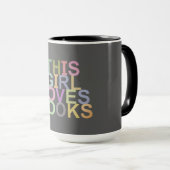 DIESE MÄDCHEN LIEBEN BUCHEN TASSE (VorderseiteRechts)