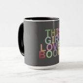 DIESE MÄDCHEN LIEBEN BUCHEN TASSE (Vorderseite Links)