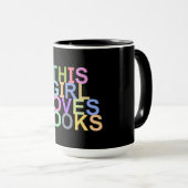 DIESE MÄDCHEN LIEBEN BUCHEN TASSE (VorderseiteRechts)