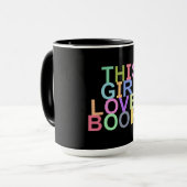 DIESE MÄDCHEN LIEBEN BUCHEN TASSE (Vorderseite Links)