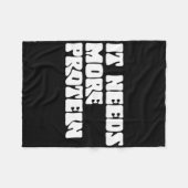 Diese Mahlzeit benötigt mehr Protein Lover Bodybui Fleecedecke (Vorderseite (Horizontal))