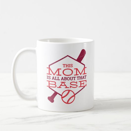 Diese MAMA dreht sich alles um die BASE Fun Baseba Kaffeetasse (Links)