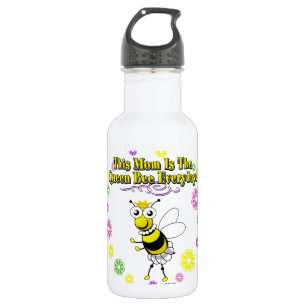 Diese Mama ist die Queen Bee Alltag Biene & Blume Trinkflasche