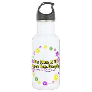 Diese Mama ist die Queen Bee jeden Tag! Typ und Bl Trinkflasche