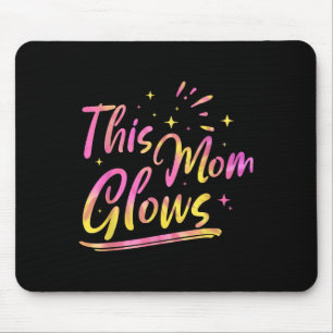 Diese Mama leuchtet für 80er und 90er Jahre Kinder Mousepad