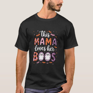 Diese Mama Liebe ihr Boos Halloween Boo Ghost T-Shirt