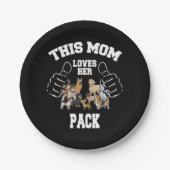 Diese Mama Liebe ihr Pack Paper Teller (Vorderseite)