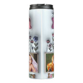 Diese Mama Liebe ihre Wildblumen Kinderbild Thermosbecher (Rückseite)