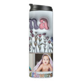 Diese Mama Liebe ihre Wildblumen Kinderbild Thermosbecher (Nach rechts gedreht)