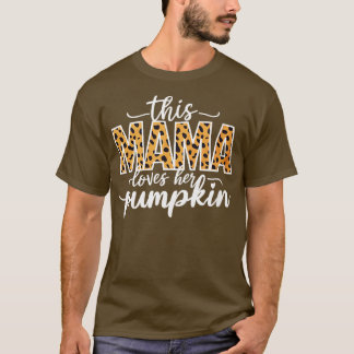 diese Mama Liebe ihren Kürbis T-Shirt