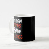 Diese Mama Liebe Mah Jongg Fun Tile Game Bekleidun Kaffeetasse (Vorderseite Links)