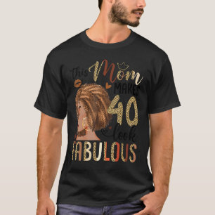 Diese Mama macht 40 sehenswert 40. Geburtstag T-Shirt