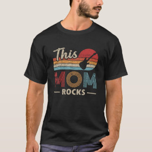 Diese Mama Rocks Gitarre Heavy Metal Rock'n'Roll G T-Shirt