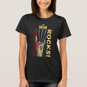 Diese Mama rockt Vintag Retro Concept 70er 80er Fu T-Shirt