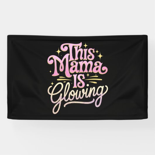 Diese Mama strahlt den Muttertag der Mama Banner (Horizontal)