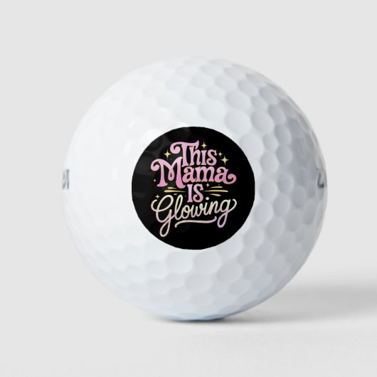 Diese Mama strahlt den Muttertag der Mama Golfball (Vorderseite)