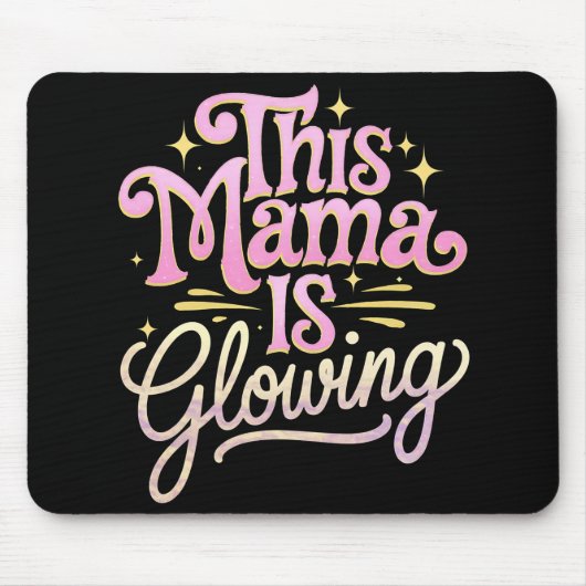 Diese Mama strahlt den Muttertag der Mama Mousepad (Vorne)